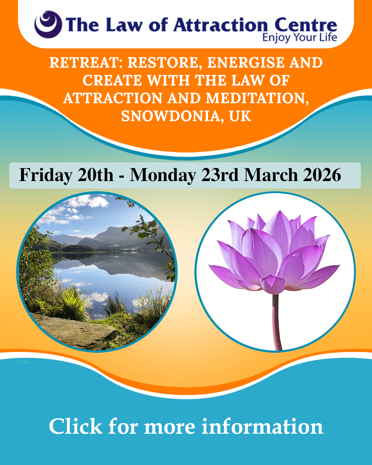 Law of Attraction and Meditation Retreat Trigonos UK